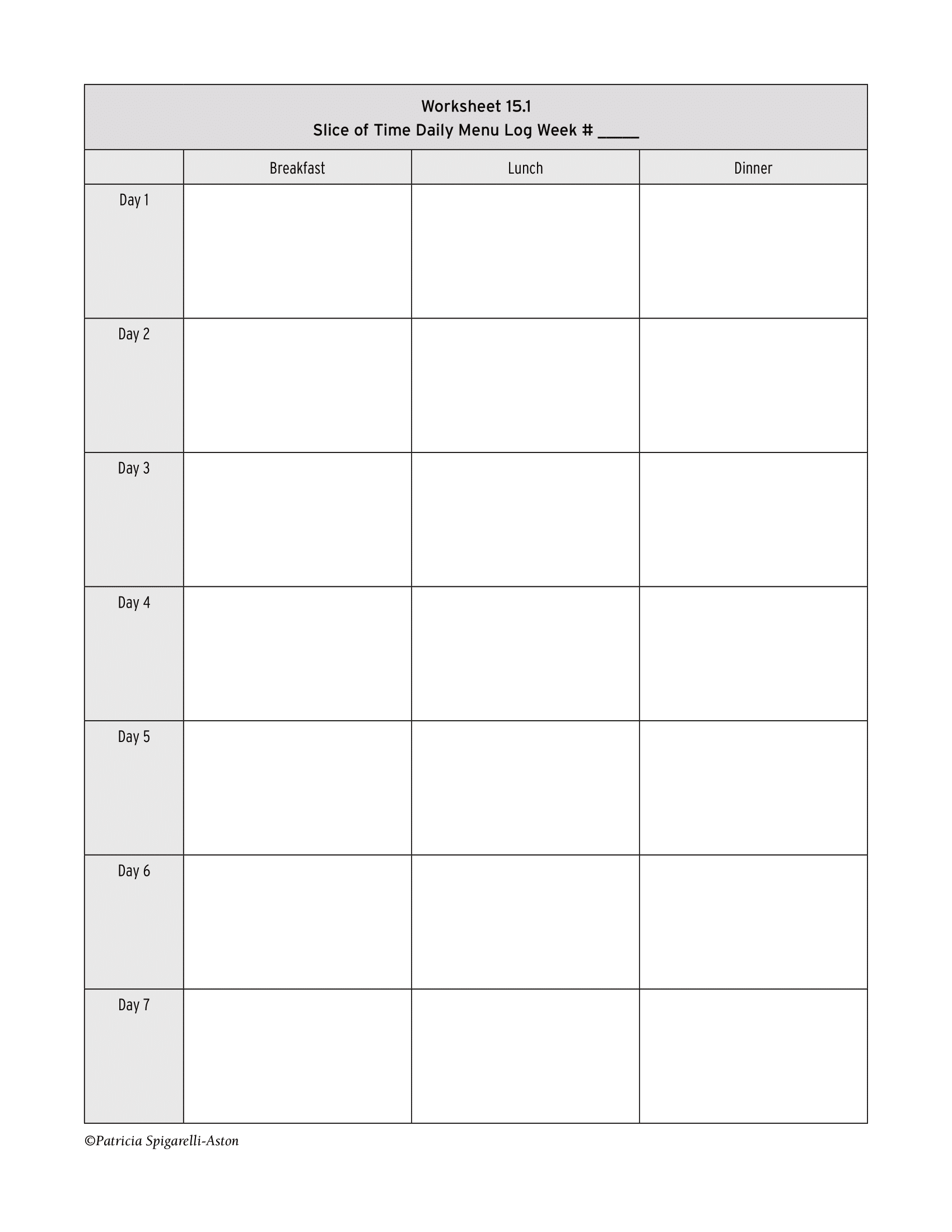 Crisis Preparedness Worksheet 15.1